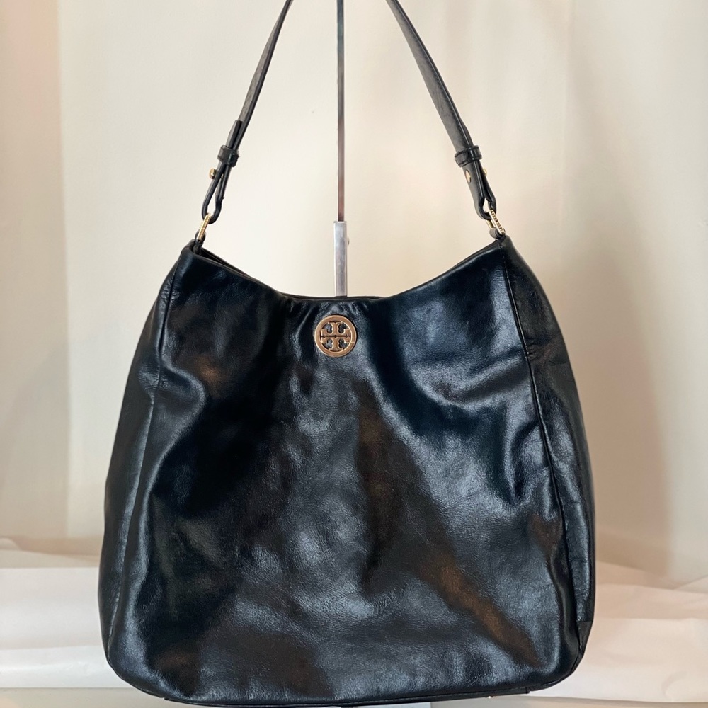 💕 Tory Burch Dena Hobo Leather Bag